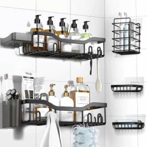 NESOMI Shower Caddy Adhesive Shower Organizer